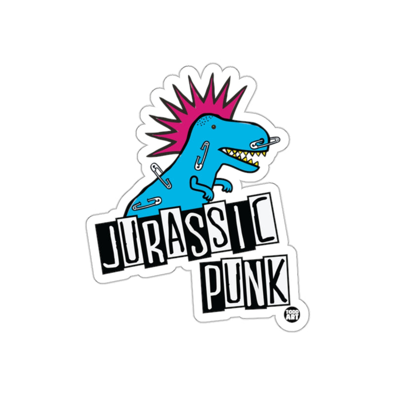 Load image into Gallery viewer, Jurassic Punk Sticker with Dinosaur Design
