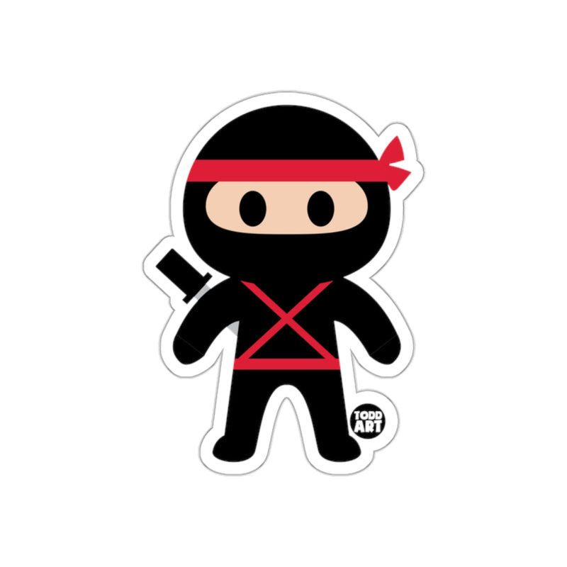 Load image into Gallery viewer, Cute Ninja Cartoon Character Sticker for Kids and Adults

