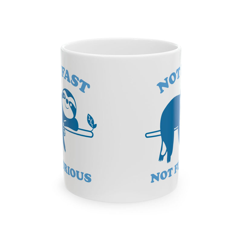 Load image into Gallery viewer, Not Fast Not Furious Sloth Mug
