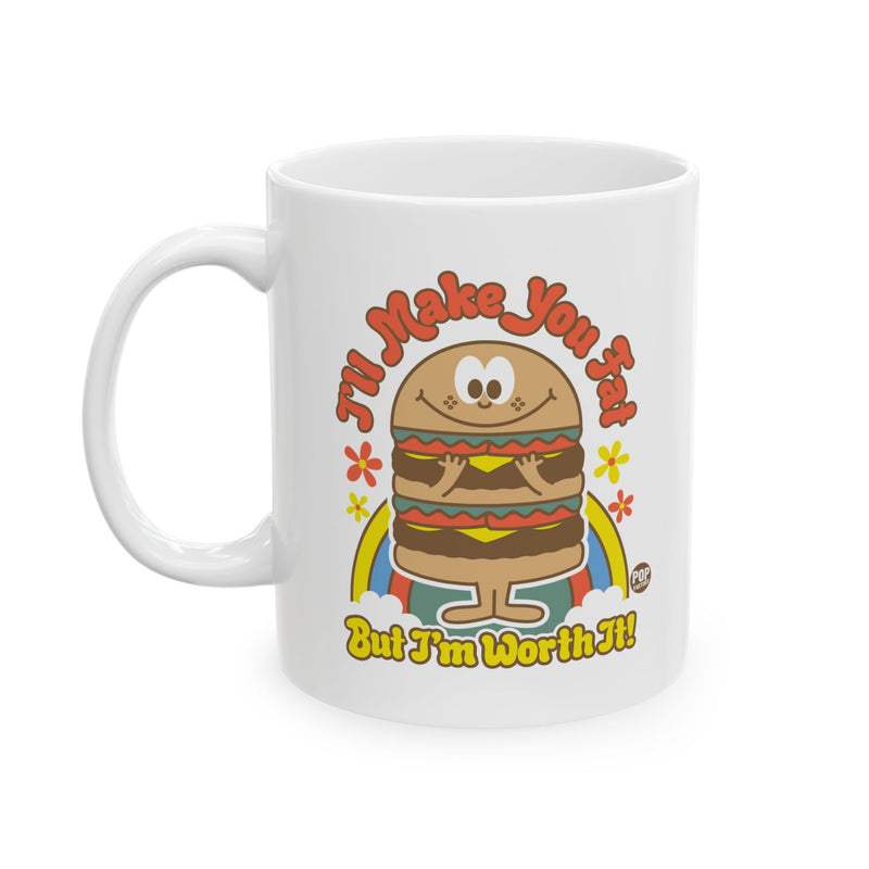 Load image into Gallery viewer, Funshine - I&#39;ll Make You Fat Burger Mug
