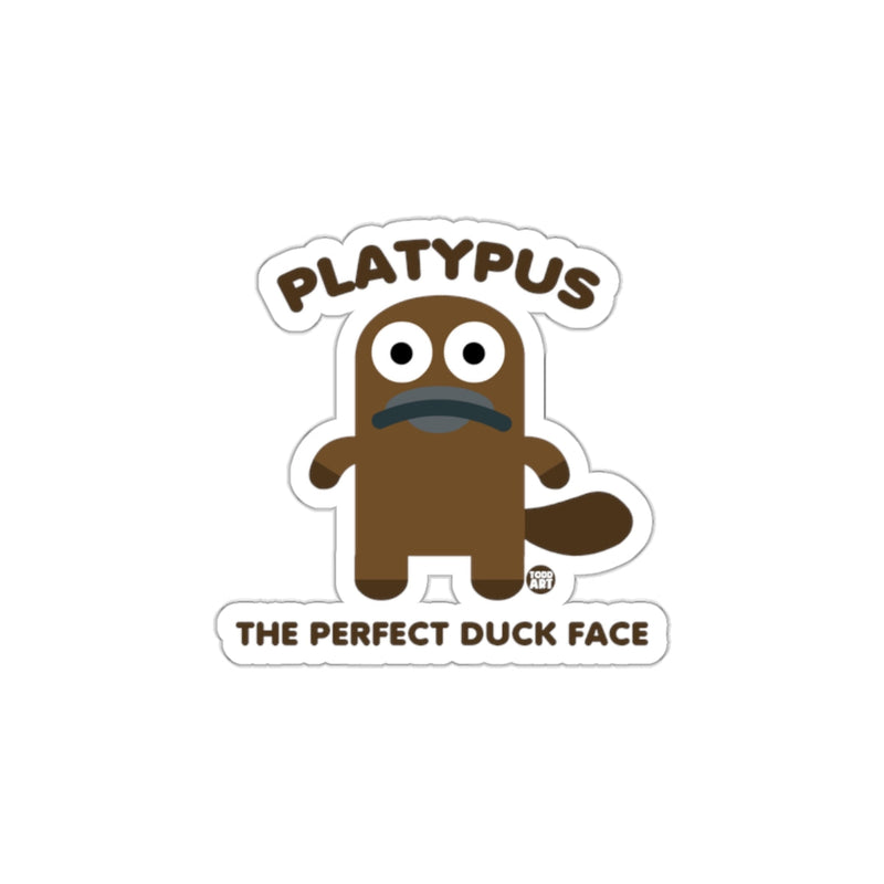 Load image into Gallery viewer, Platypus The Perfect Duck Face Sticker
