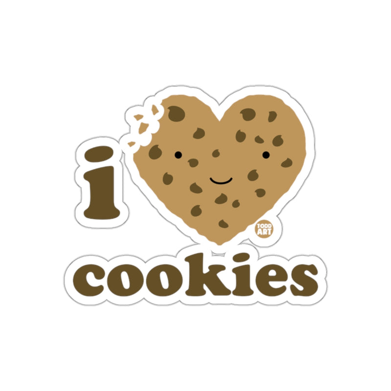 Load image into Gallery viewer, I Love Cookies Cute Heart-Shaped Sticker Product

