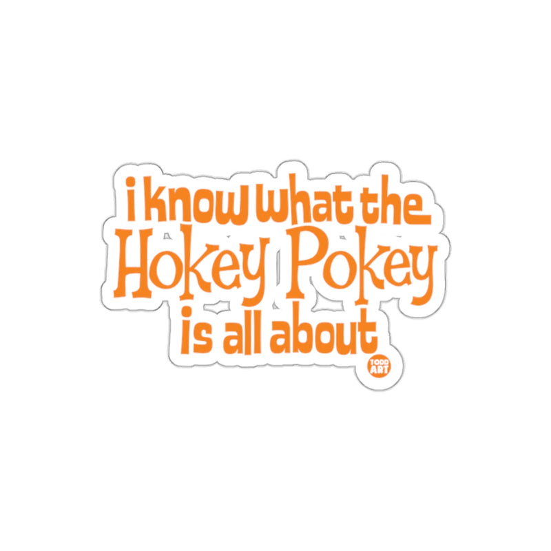 Load image into Gallery viewer, I Know What The Hokey Pokey Is All About Sticker

