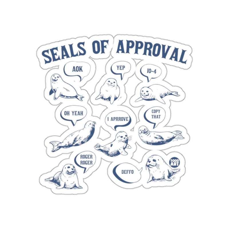 Load image into Gallery viewer, Seals of Approval Humorous Sticker Pack
