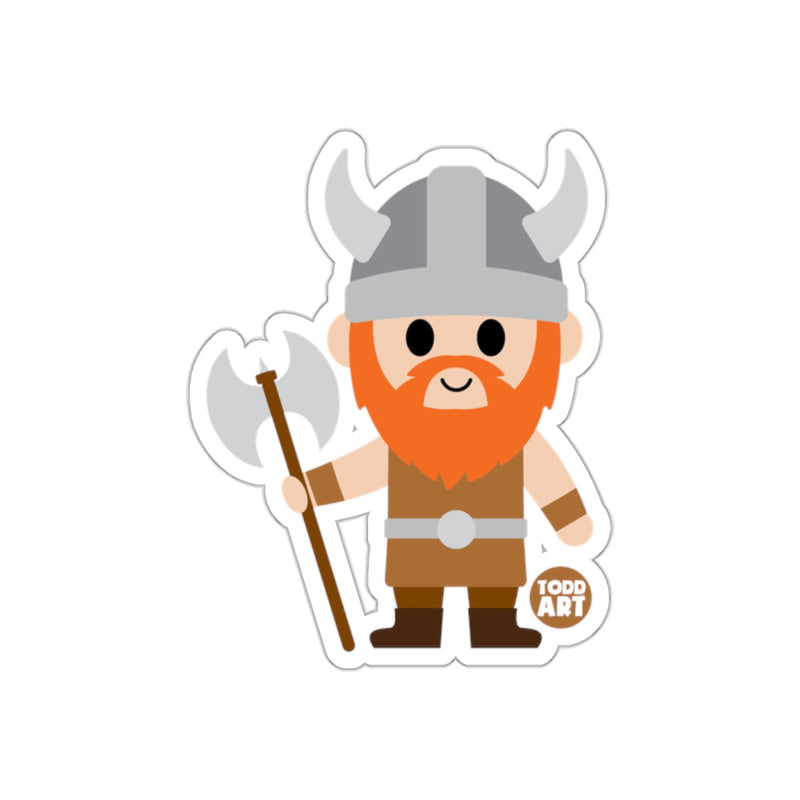 Load image into Gallery viewer, Cute Cartoon Viking Warrior With Axe Art Product
