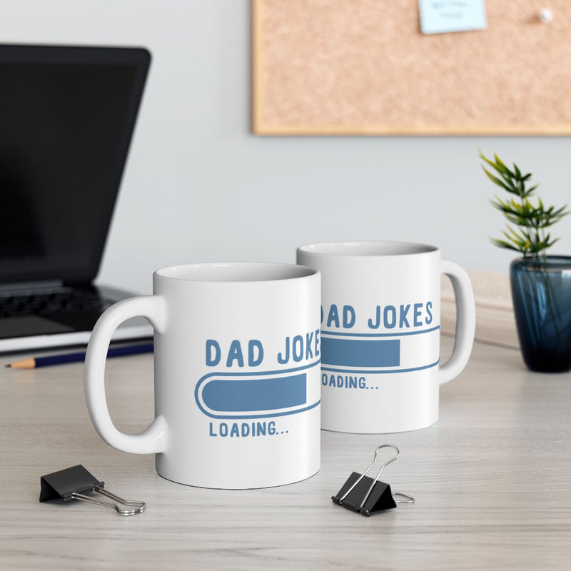 Load image into Gallery viewer, Dad Jokes Loading Mug Ideal Funny Gift Cup
