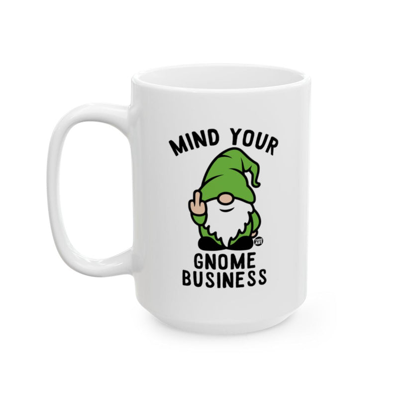 Load image into Gallery viewer, Mind Your Gnome Business Mug for Coffee Lovers
