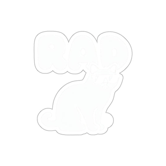 Rad Cat with Sunglasses Sticker Fun Graphic Design