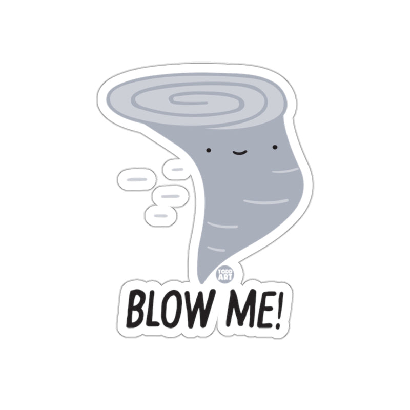 Load image into Gallery viewer, Blow Me Cute Tornado Cartoon Funny Sticker
