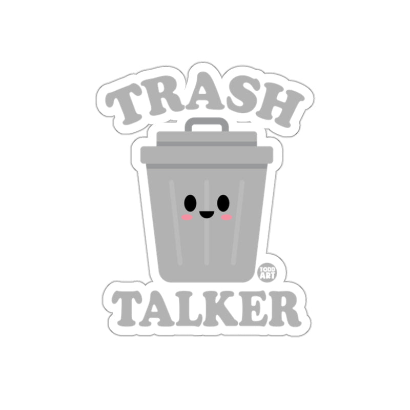 Load image into Gallery viewer, Trash Talker Cute Cartoon Trashcan Sticker Decal
