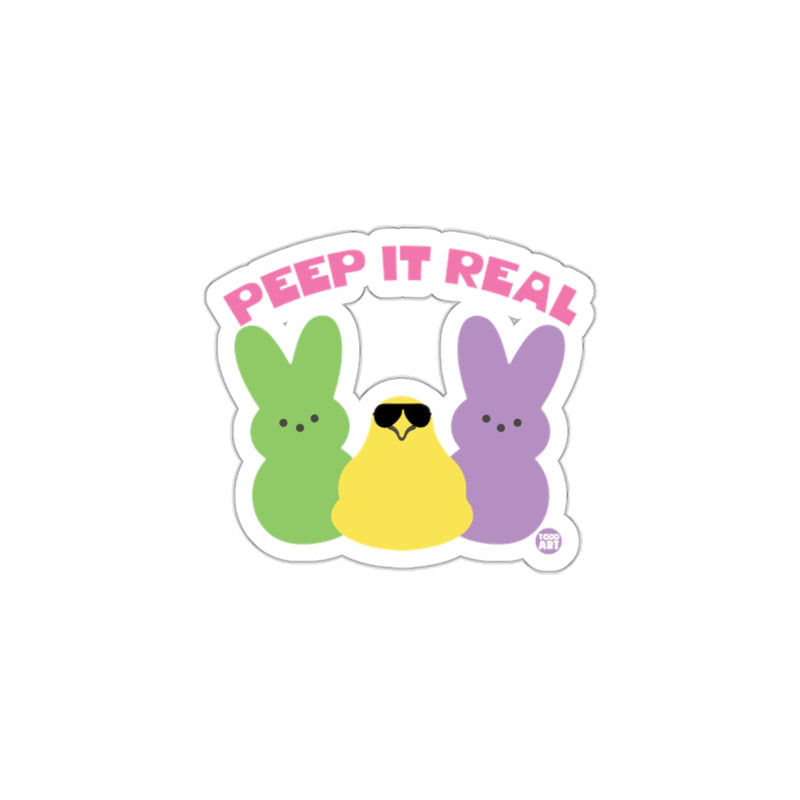 Load image into Gallery viewer, Peep It Real Colorful Bunny and Chick Sticker
