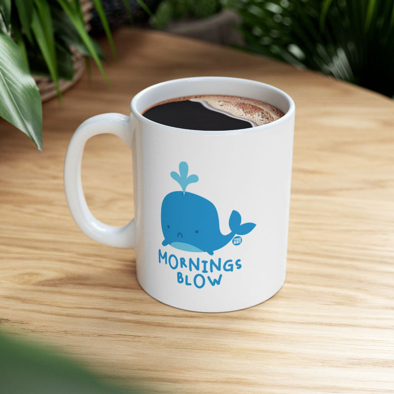 Load image into Gallery viewer, Mornings Blow Cute Whale Design Coffee Mug
