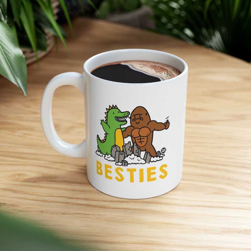 Load image into Gallery viewer, Fun Cartoon Besties Coffee Mug for Best Friends
