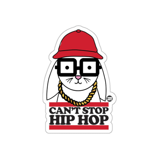 Hip Hop Rabbit Red Cap With Gold Chain sticker