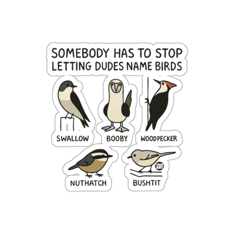 Load image into Gallery viewer, Funny Stop Letting Dudes Name Birds Sticker Pack
