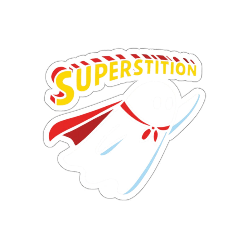 Load image into Gallery viewer, Superstition Ghost with Red Cape Decal Sticker
