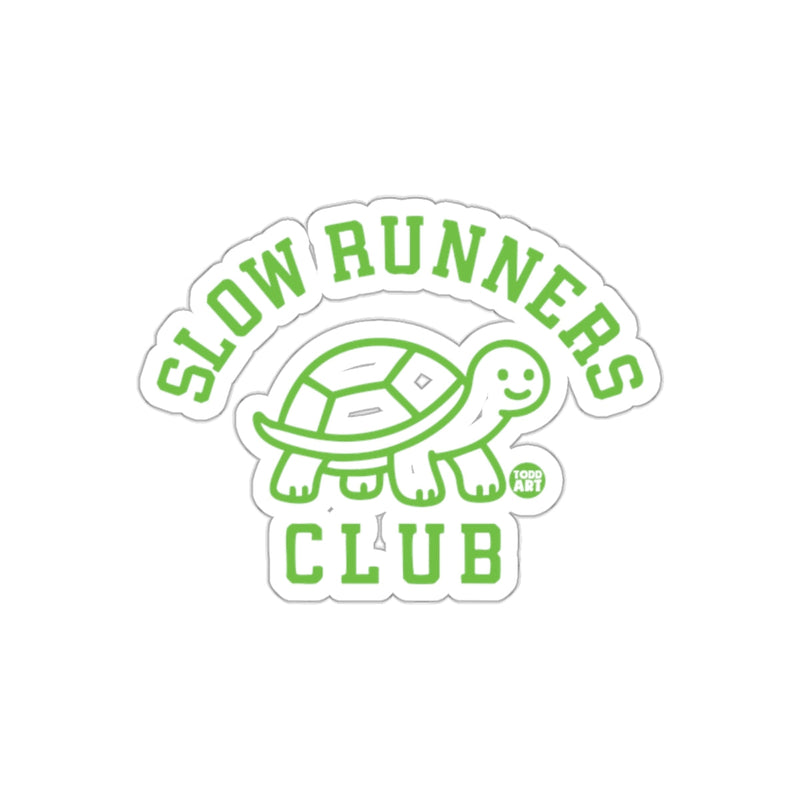 Load image into Gallery viewer, Slow Runners Club Turtle Sticker for Turtle Lovers
