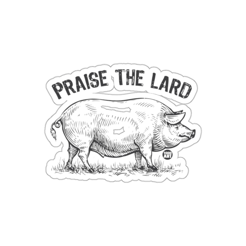 Load image into Gallery viewer, Praise The Lard Pig Drawing Sketch Style Design sticker
