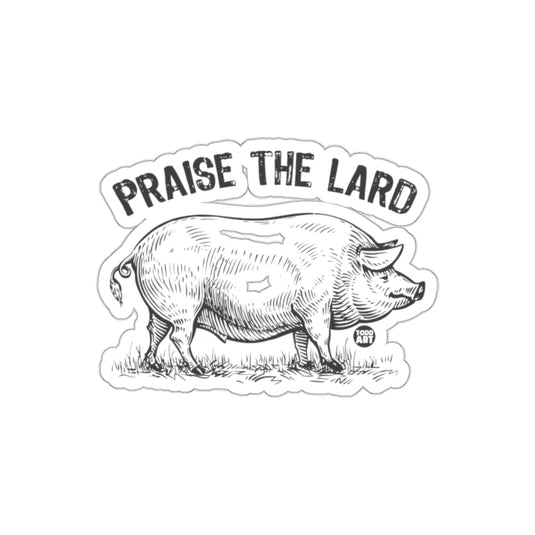 Praise The Lard Pig Drawing Sketch Style Design sticker
