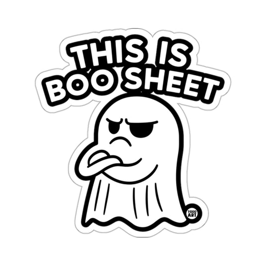 This Is Boo Sheet Ghost Sticker Fun Design 