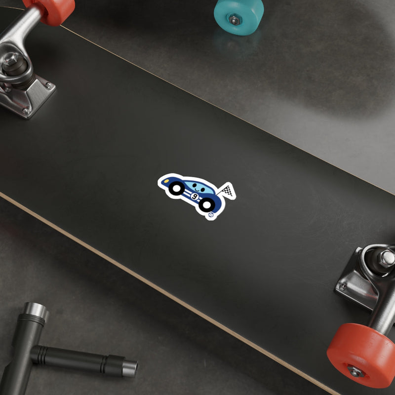 Load image into Gallery viewer, Cartoon Car Sticker on Skateboard product
