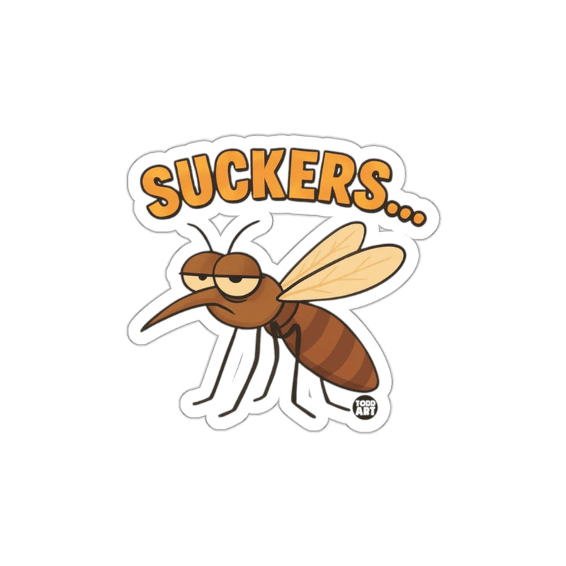 Load image into Gallery viewer, Suckers Mosquito Cartoon Funny Design Sticker
