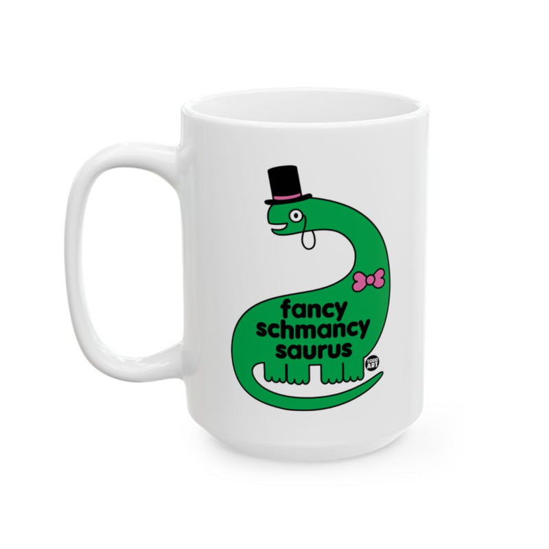 Load image into Gallery viewer, Fancy Schmancy Saurus Dinosaur Mug
