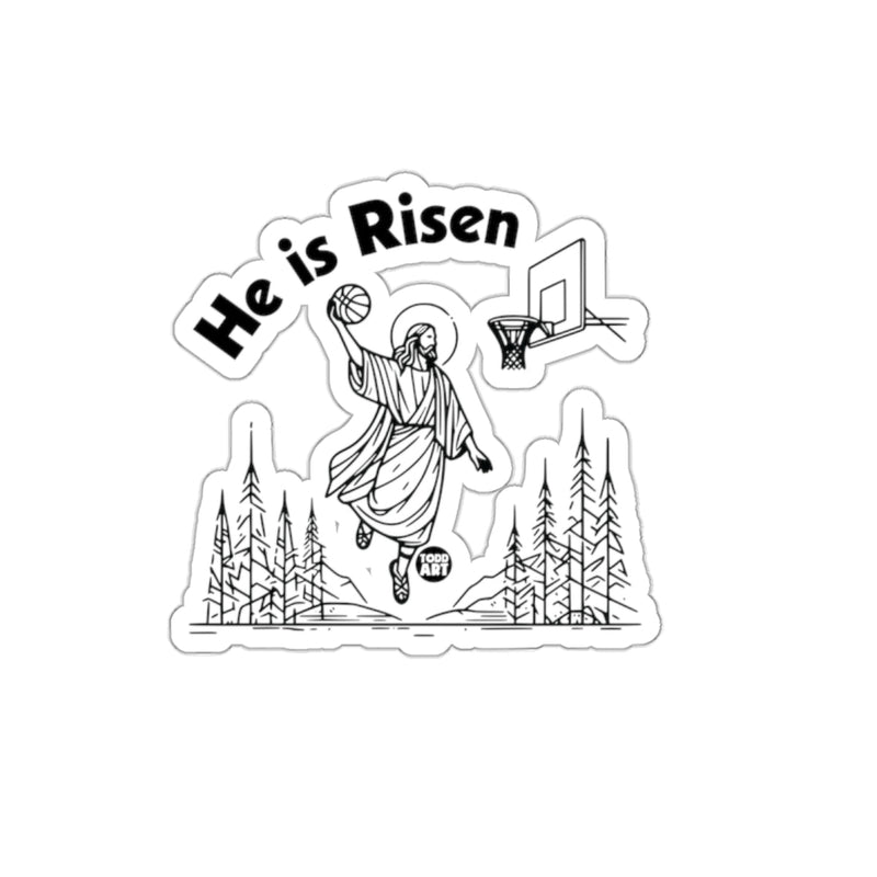 Load image into Gallery viewer, He is Risen Basketball and Nature Sticker
