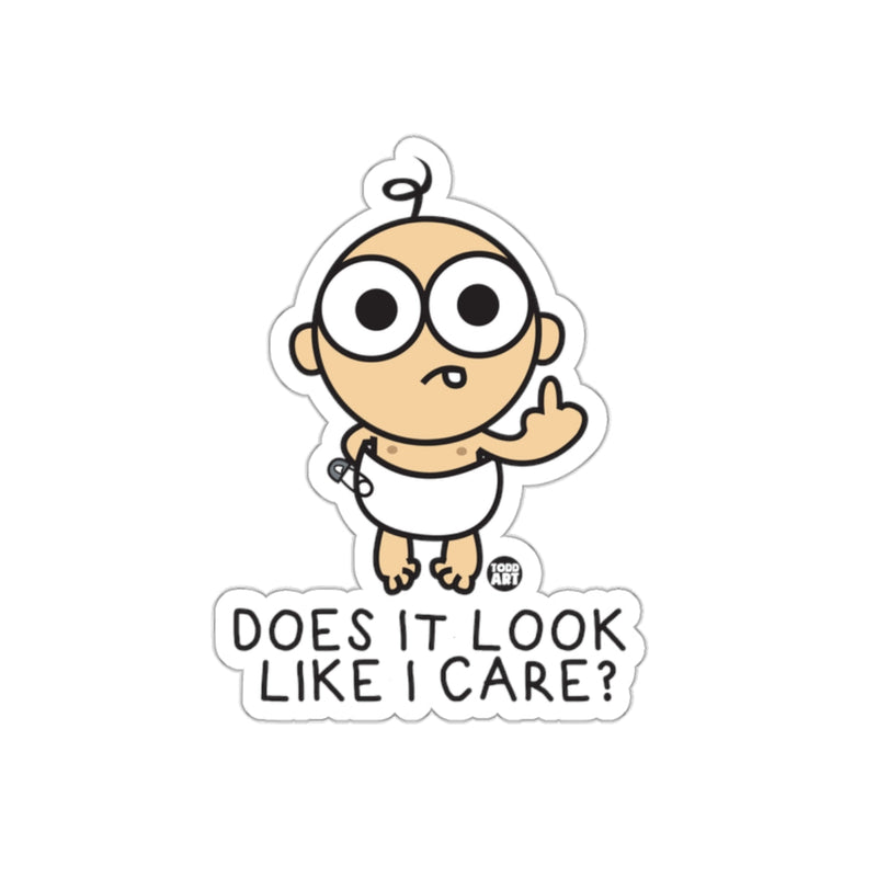 Load image into Gallery viewer, Does It Look Like I Care Sticker
