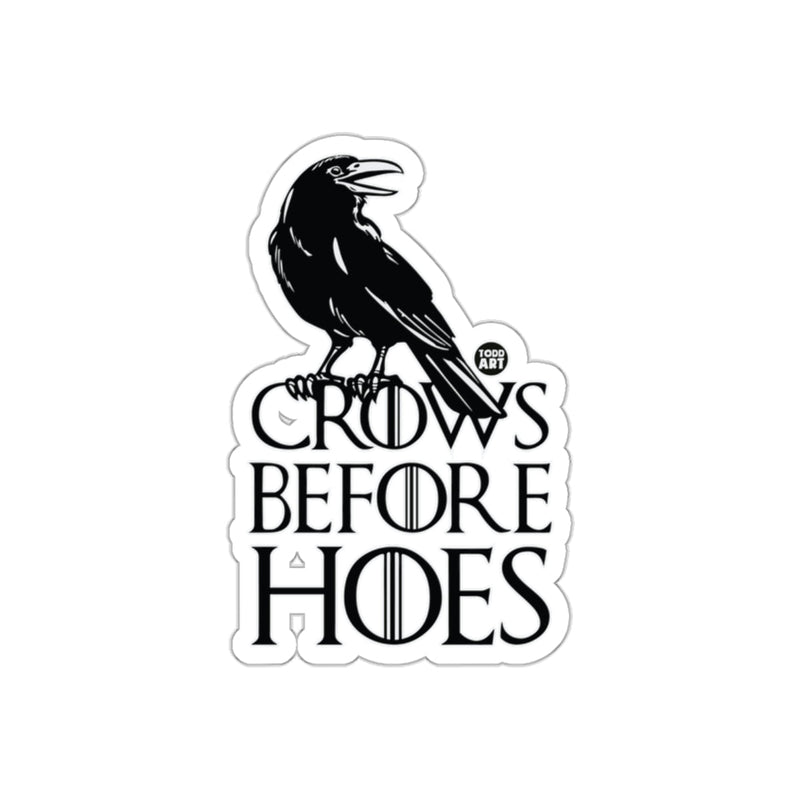 Load image into Gallery viewer, Funny Crows Before Hoes Sticker for Decoration
