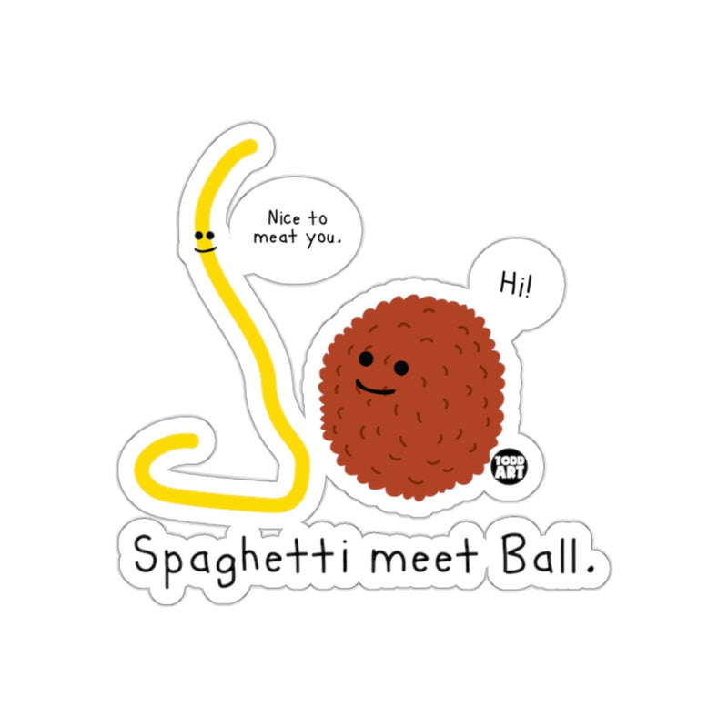 Load image into Gallery viewer, Nice to Meat You Hi! Spaghetti meet Ball product
