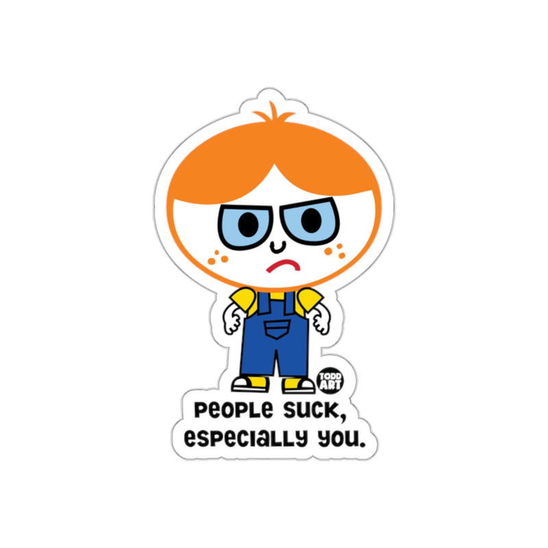 Load image into Gallery viewer, People Suck Especially You Character Image sticker
