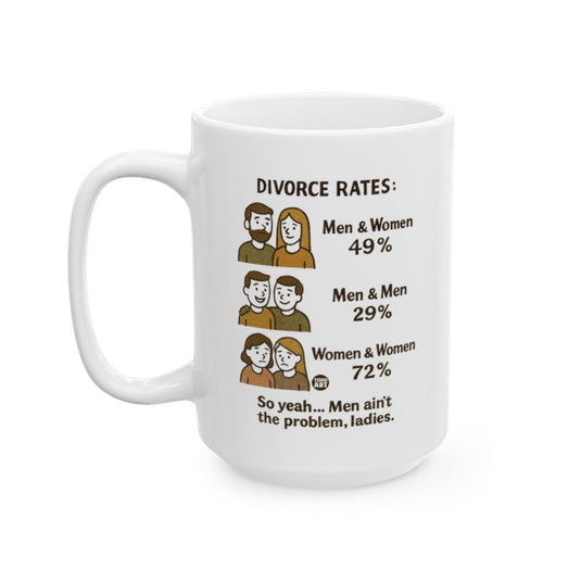 Divorce Rates Funny Mug for Relationship Humor