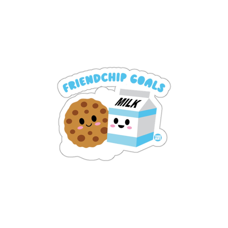 Load image into Gallery viewer, Friendchip Goals Milk and Cookie Sticker
