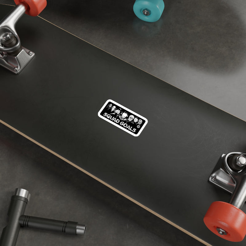 Load image into Gallery viewer, SQUAD GOALS Sticker for Custom Skateboard Deck
