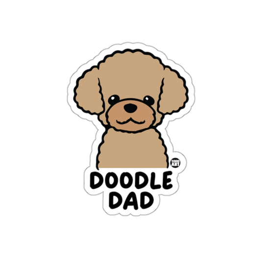 Cute Doodle Dad Sticker Perfect for Dog Lovers