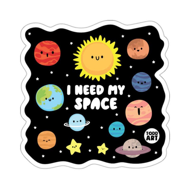 Load image into Gallery viewer, I Need My Space Cute Planets and Stars Sticker
