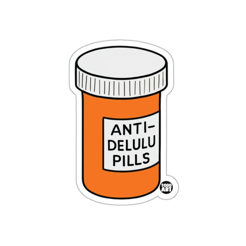 Load image into Gallery viewer, Anti-Delulu Pills Fun Sticker for Laughter
