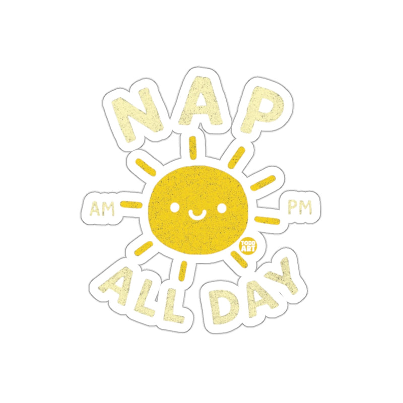 Load image into Gallery viewer, Nap All Day Sun Cute Todd Art Sticker for Fun Decor
