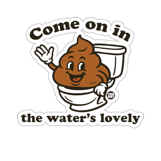 Poop Character Come on in the water's lovely 
