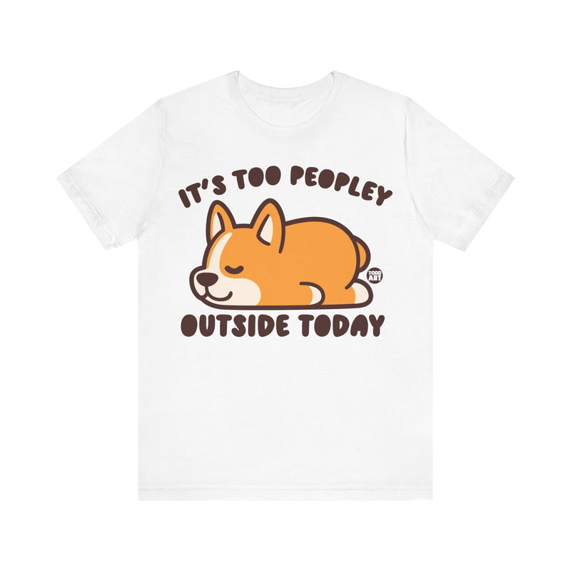 Load image into Gallery viewer, Too Peopley Outside Dog Unisex Jersey Short Sleeve Tee
