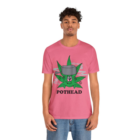 Pot Head Weed Leaf T Shirt