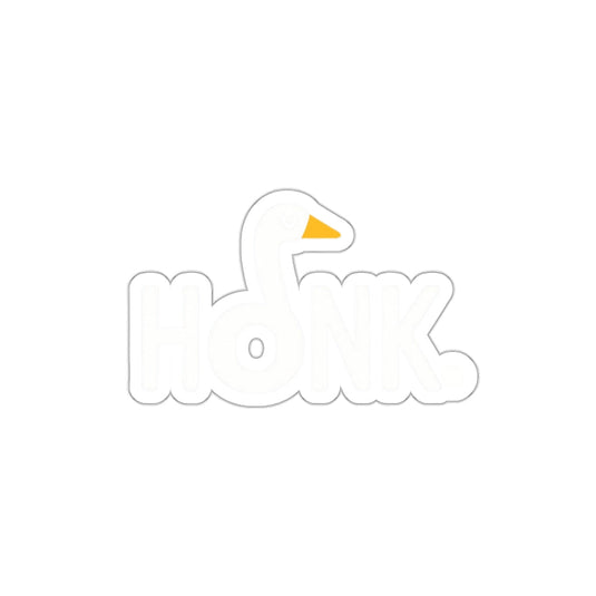 Fun Honk Goose Shaped Sticker for Laptops or Notebooks