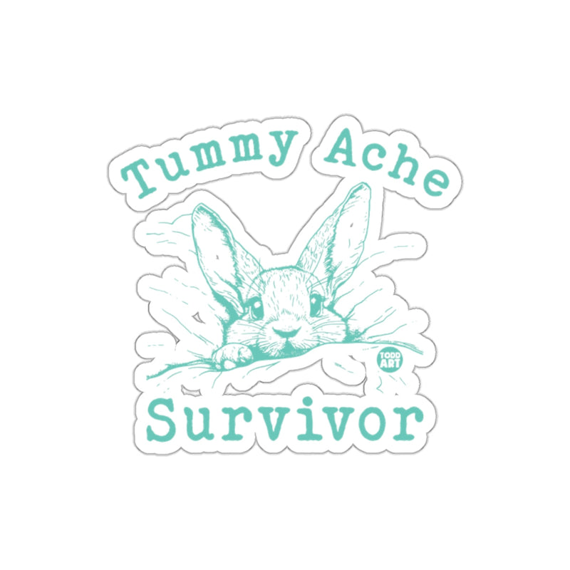 Load image into Gallery viewer, Tummy Ache Survivor Sticker Perfect for Laptops
