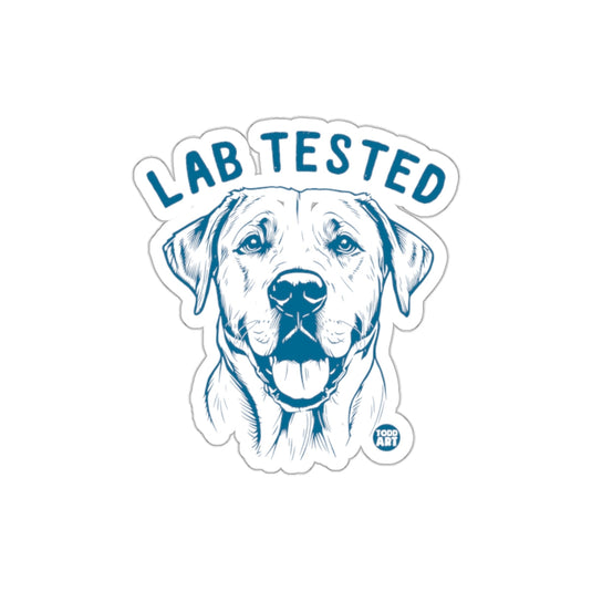 Lab Tested Labrador Retriever Sticker for Dog Lovers