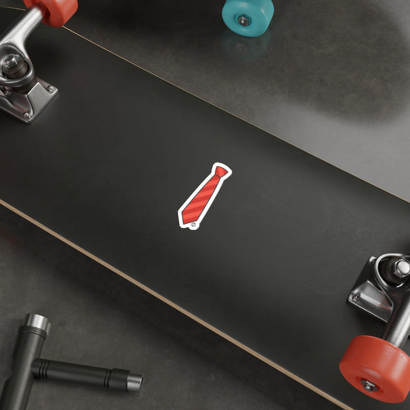 Load image into Gallery viewer, Red Tie Sticker on Skateboard Decor Skateboarding Accessory
