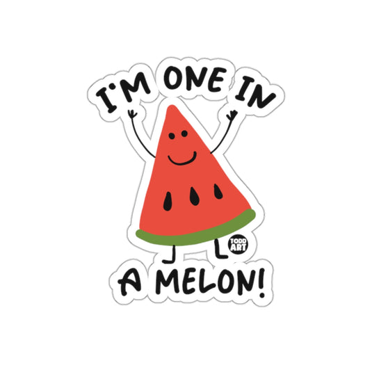 I'm One in A Melon Cute Watermelon Sticker