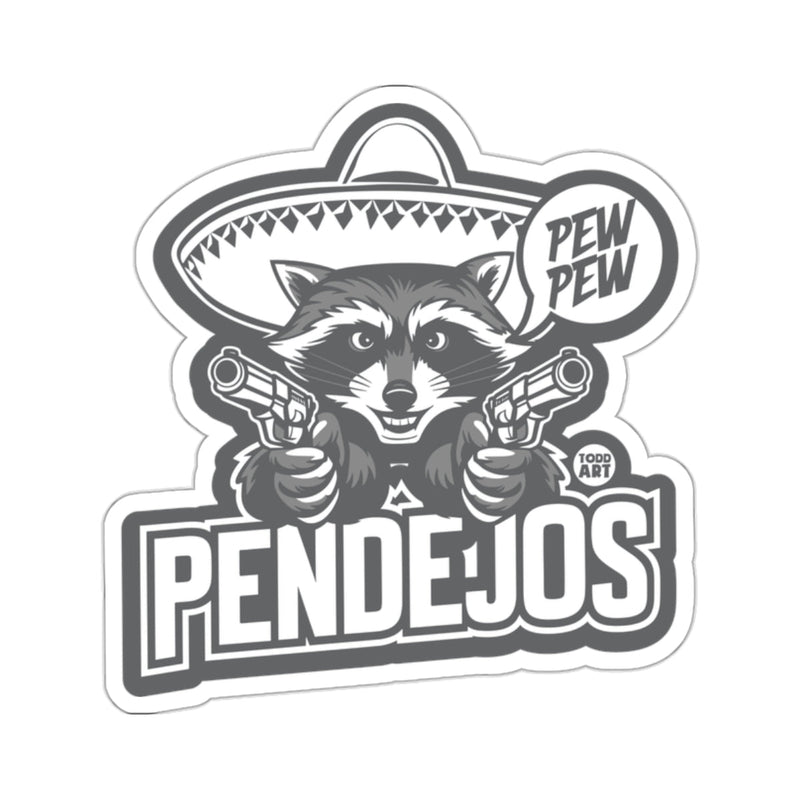 Load image into Gallery viewer, Funny Raccoon Sombrero Pew Pew Pendejos 
