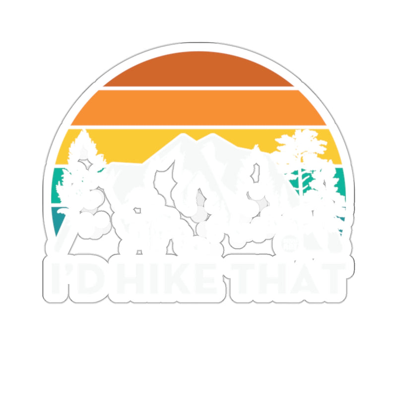 Load image into Gallery viewer, Id Hike That Mountains Sun Todd Art Landscape sticker
