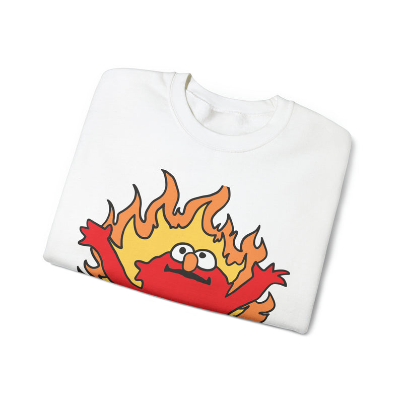 Load image into Gallery viewer, Hellmo Sweatshirt, Funny Hellmo Elmo Sweatshirt, Elmo Parody Sweatshirts Comfy
